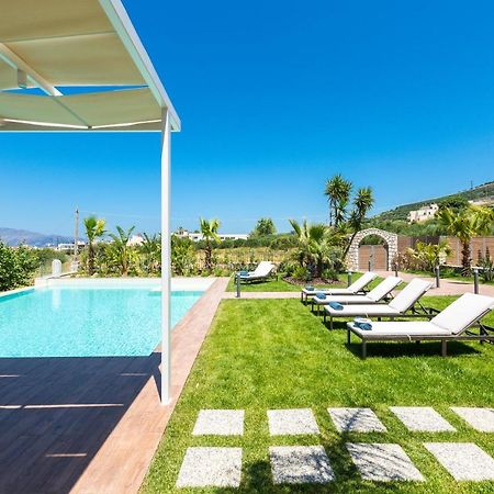 Villa Anemeli - Luxury Pool Villa With Gorgeous Seaview กิสเซมอส ภายนอก รูปภาพ