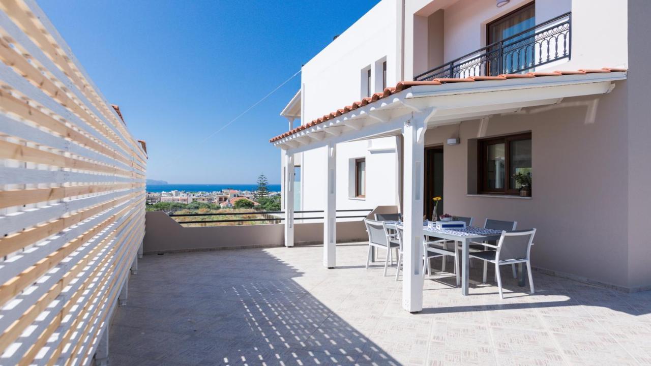 Villa Anemeli - Luxury Pool Villa With Gorgeous Seaview กิสเซมอส ภายนอก รูปภาพ